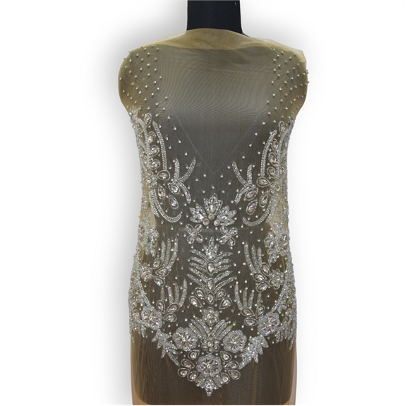 High-quality-beaded-applique-blouseacb19